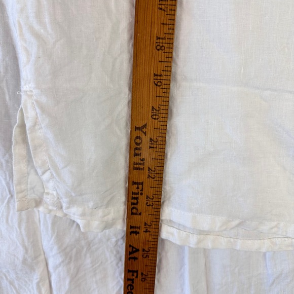 American Vintage White Linen Maxi Skirt and Tank Set - Picture 9 of 12